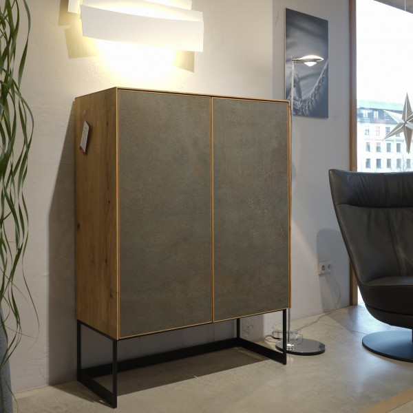 Massivholz Highboard "Alleskönner"